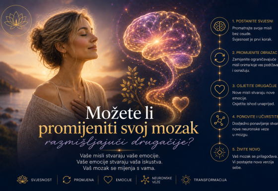 Možete li promijeniti svoj mozak razmišljajući drugačije?