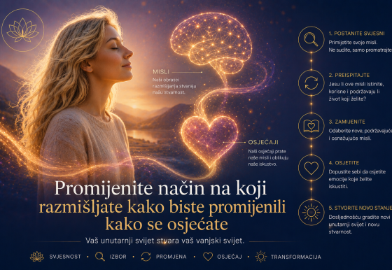 Promijenite način na koji razmišljate kako biste promijenili kako se osjećate